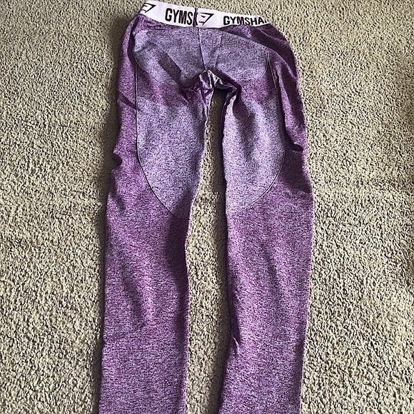 Maroon Flex Gymshark leggings - Picture 2 of 2